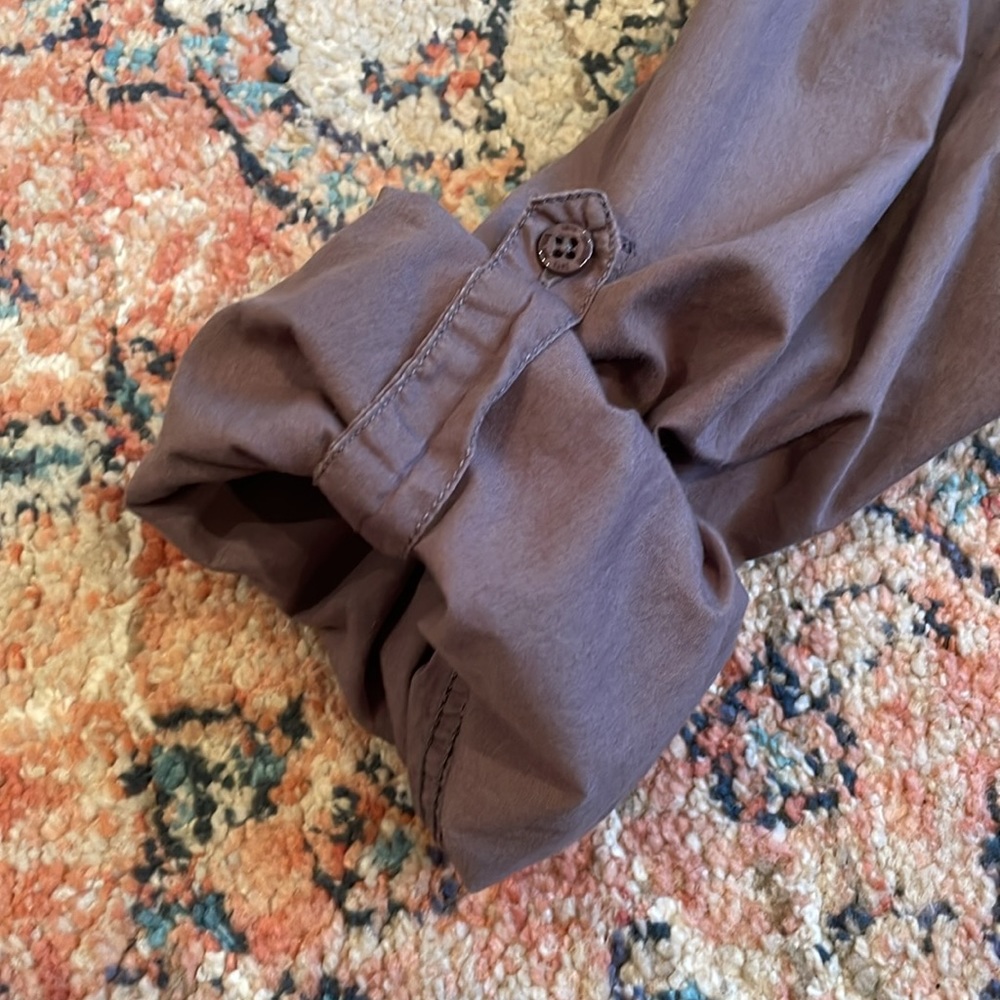 Machine Button Up Grey Button Down Large - Picture 4 of 7